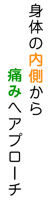 身体の内側から痛みへアプローチ